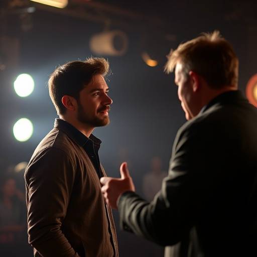 An actor during an audition